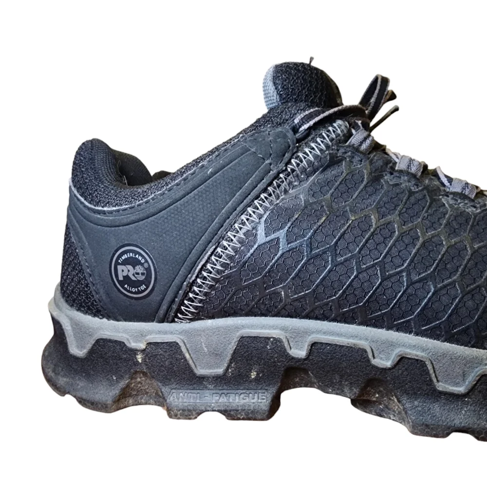 Timberland PRO steel alloy toed work boots | black & gray | Men's 9 medium - Picture 6 of 12